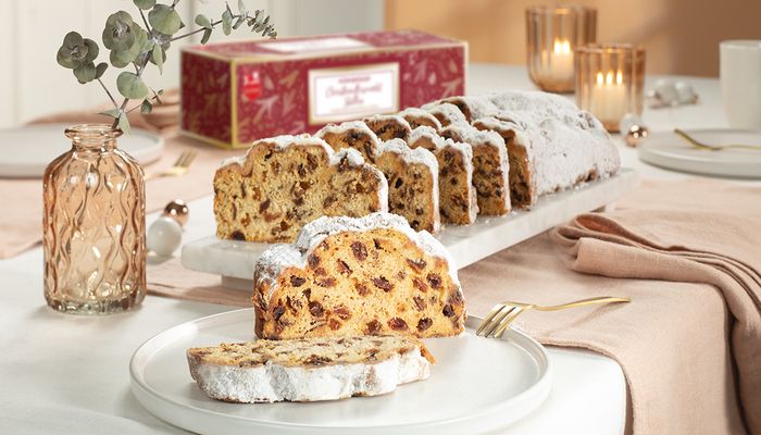 Christkindlesmarkt-Stollen mit Marzipan