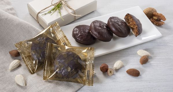 Schokolierte Mini-Elisen Lebkuchen