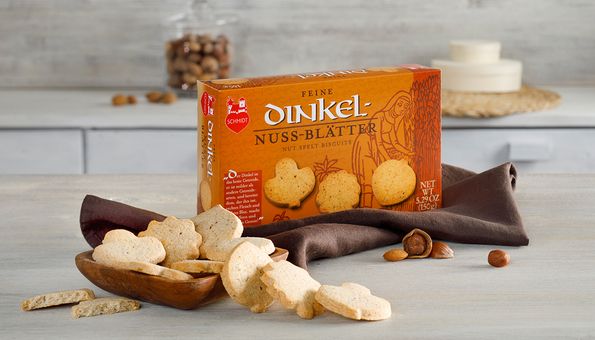 Dinkel-Nuss-Blätter